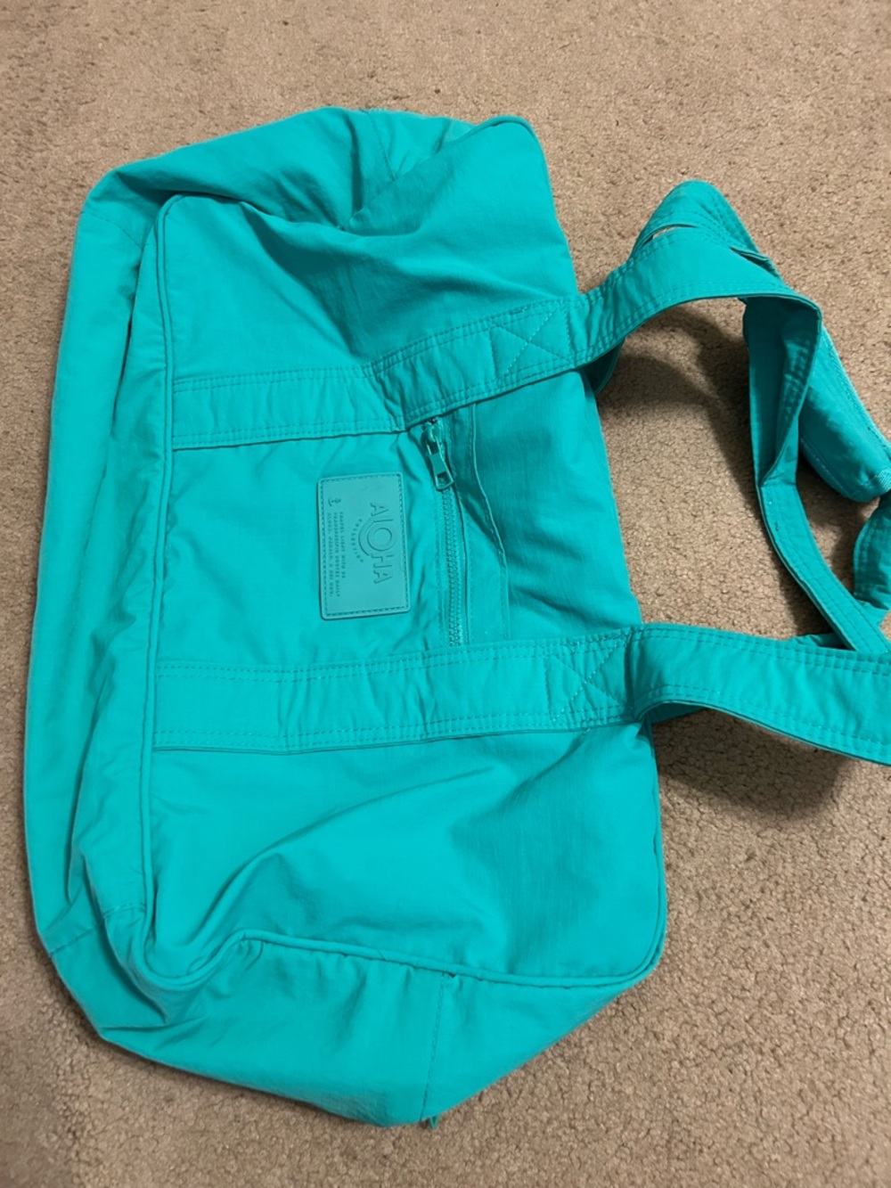 Aloha Collection Keep It Light weekender tote bag in Teal